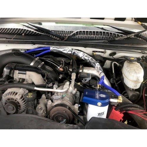 Sinister Diesel Coolant Filtration System with Wix Filter for 01-10 6.6L GM Duramax