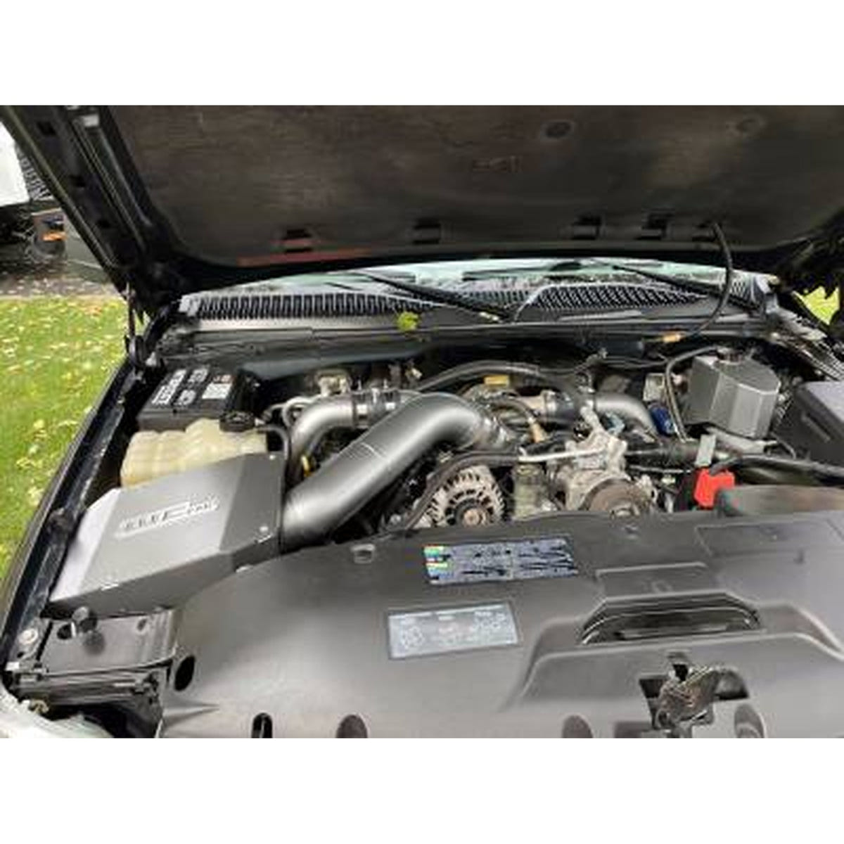 Wehrli Custom Fab 4" Cold Air Intake Kit With Air Box 2001-2004 GM 6.6L Duramax LB7