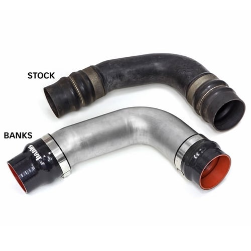 Banks 25964 Drivers Side Boost Tube Upgrade Kit Natural Finish for 10-12 Dodge 6.7L Cummins