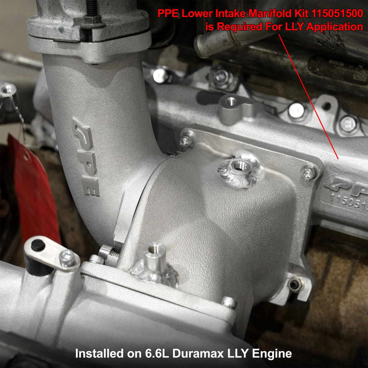 PPE High Flow Intake Bridge Manifold Kit 04.5-05 GM 6.6L Duramax LLY
