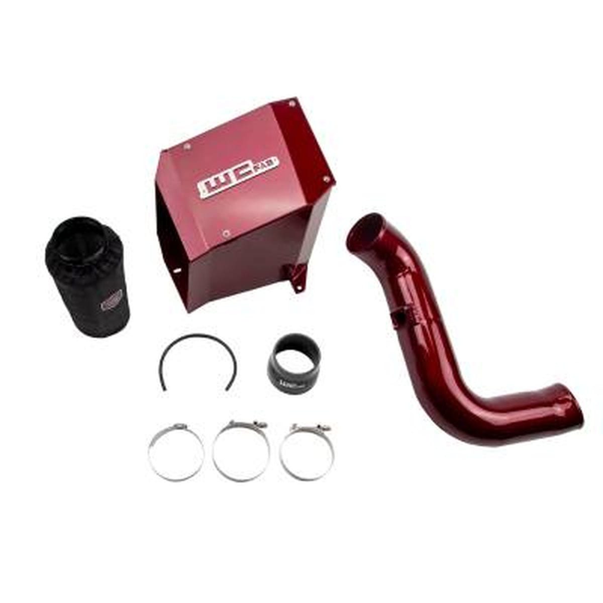 Wehrli Custom Fab 4" Cold Air Intake Kit With Air Box 2004.5-2005 GM 6.6L Duramax LLY
