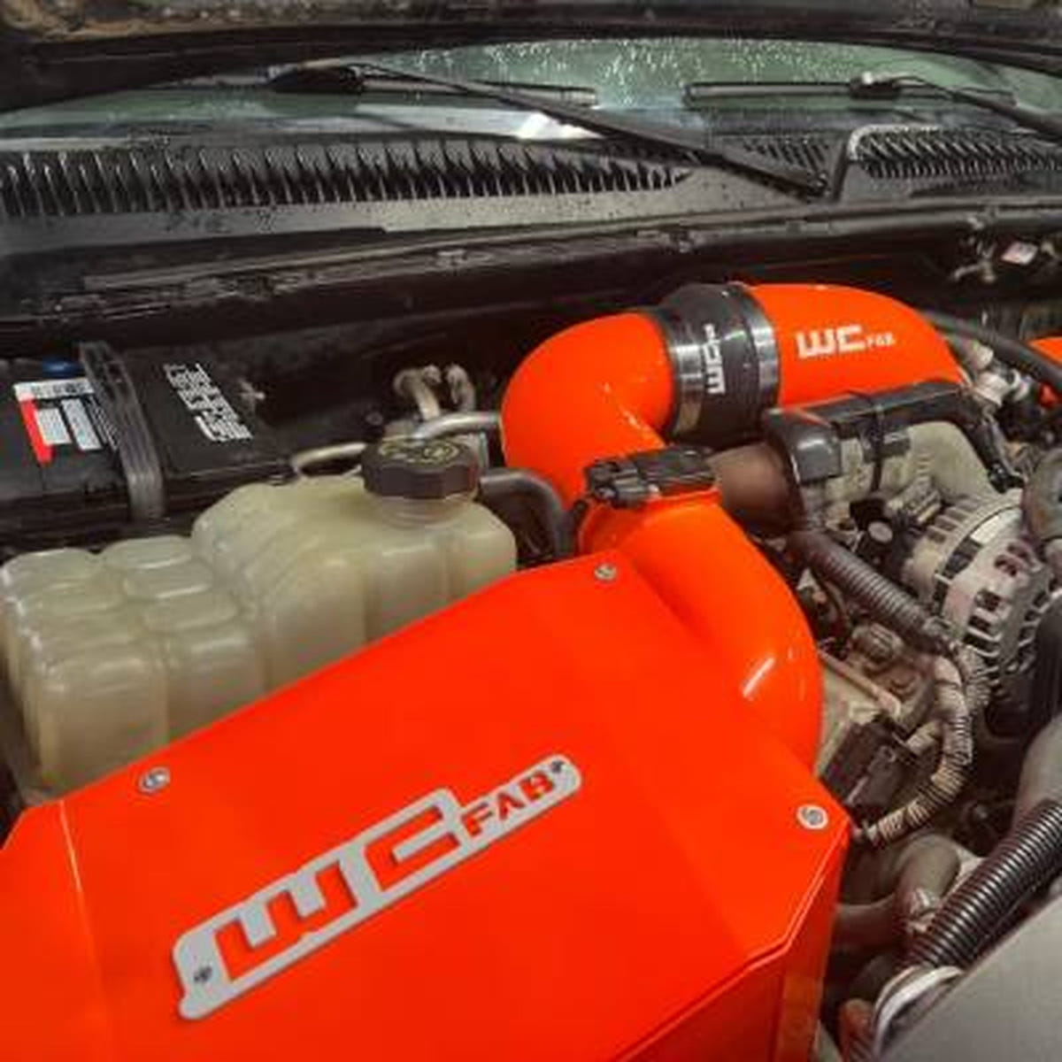 Wehrli Custom Fab 4" Cold Air Intake Kit With Air Box 2004.5-2005 GM 6.6L Duramax LLY