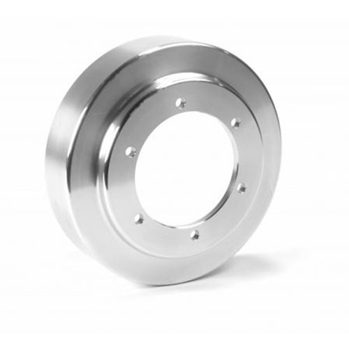 Fleece Fan Drive Pulley Bare Aluminum Finish for 03-12 Dodge 5.9L and 6.7L Cummins