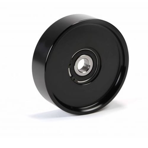Fleece Upper Fan Idler for use with Electric Water Pump Black Finish Contrast Cut for 03-18 5.9L and 6.7