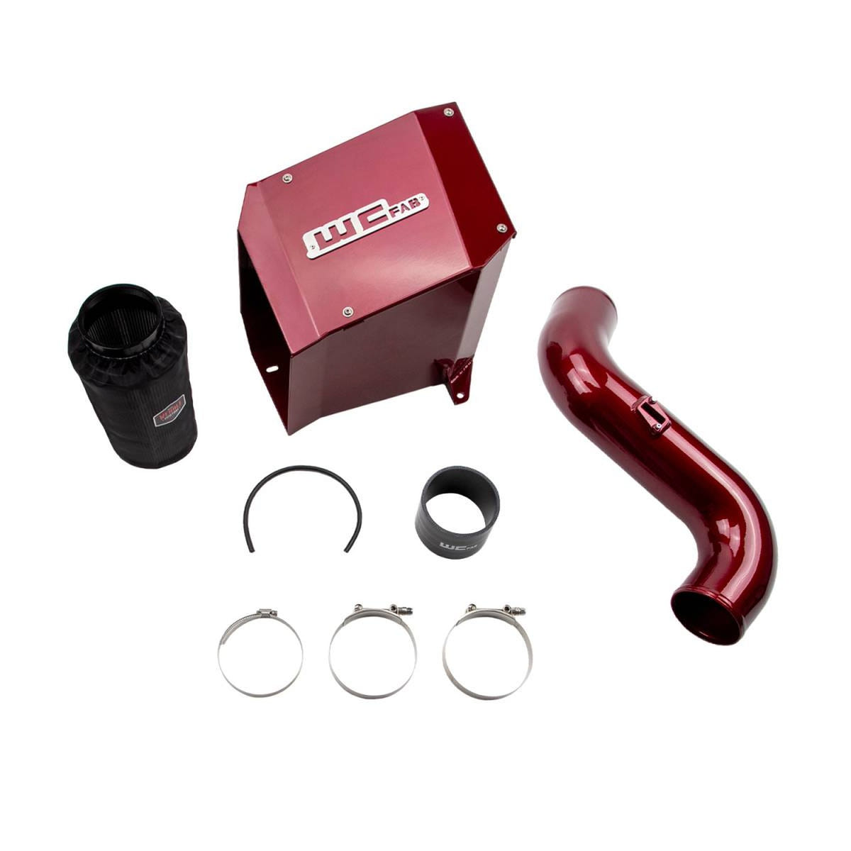 Wehrli Custom Fab 4" Cold Air Intake Kit With Air Box 07.5-10 GM 6.6L Duramax LMM