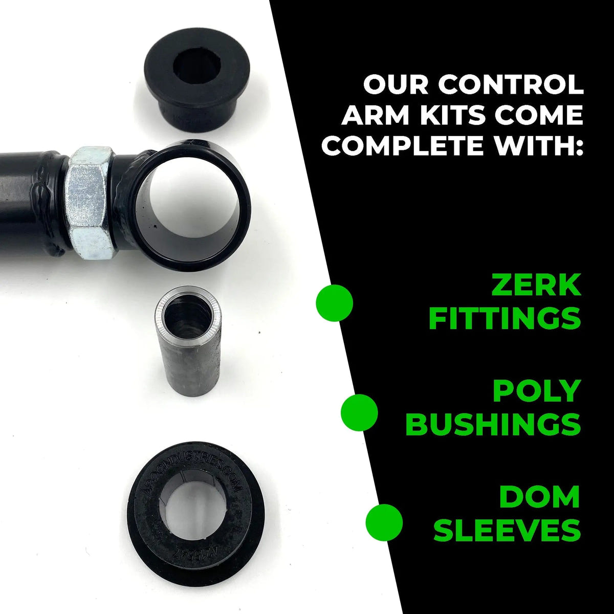 Apoc Industries Upper Adjustable Control Arms 94-99 Dodge Ram 1500/2500/3500