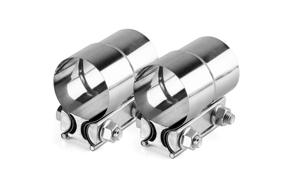 Aeroturbine 304 Stainless Steel Exhaust Lap Joint Clamps Pair