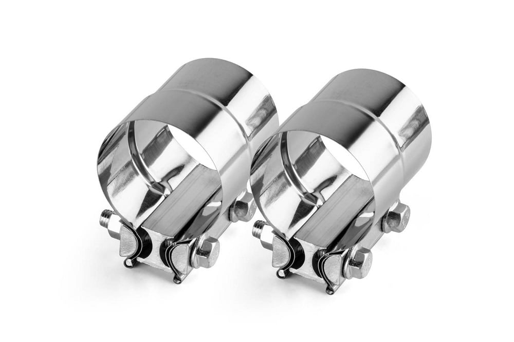 Aeroturbine 304 Stainless Steel Exhaust Lap Joint Clamps Pair