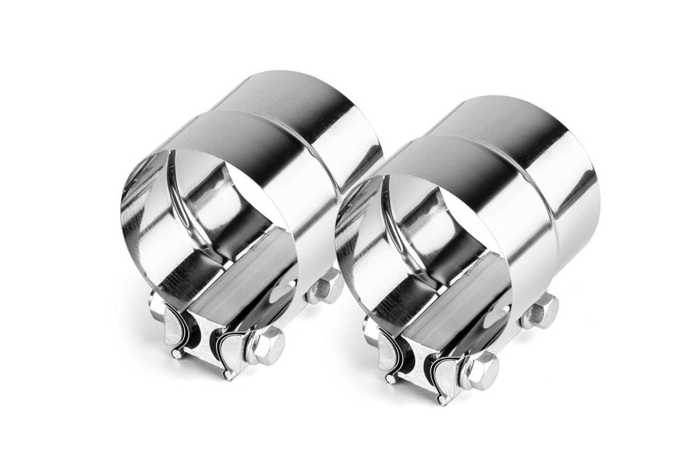 Aeroturbine 304 Stainless Steel Exhaust Lap Joint Clamps Pair