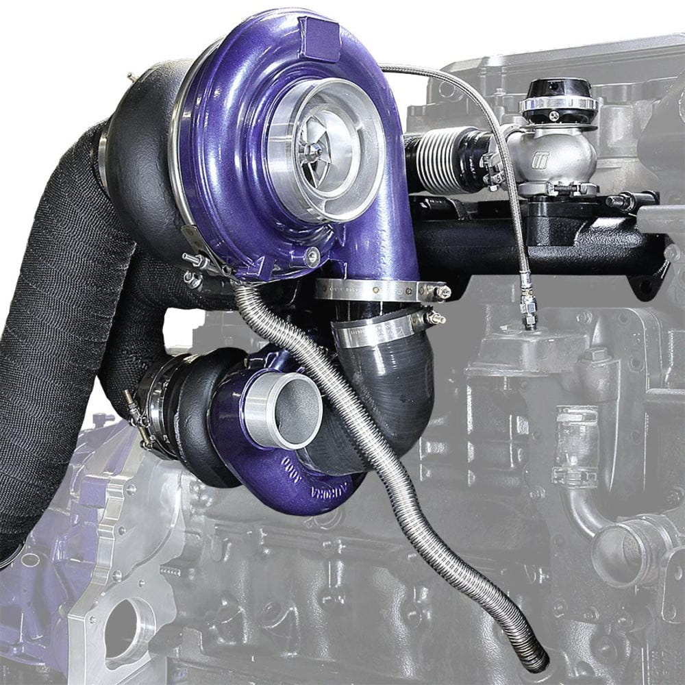 ATS Aurora 3000 and 5000 Compound Turbo System for 03-07 Dodge 5.9L Cummins