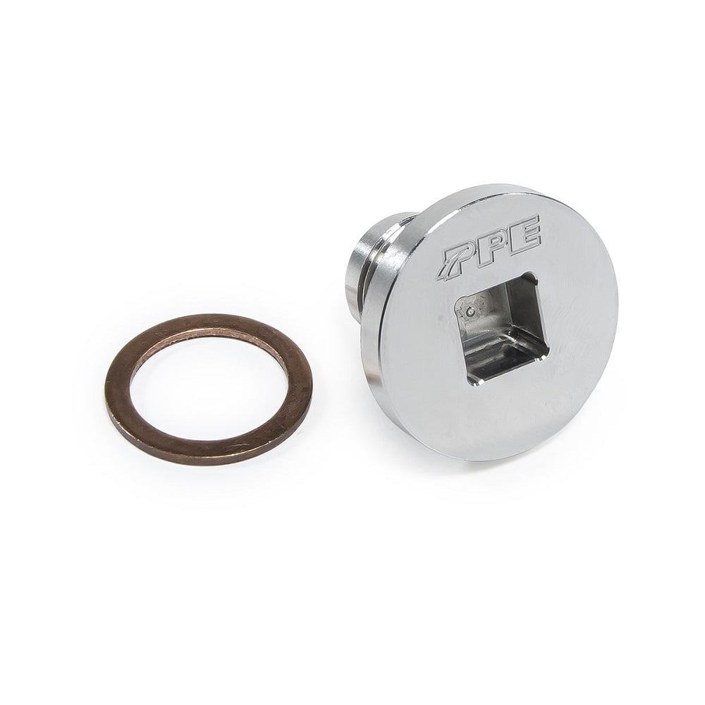 PPE Hardened Stainless Steel Oil Drain Plug for 03-24 Ram 5.9L and 6.7L Cummins