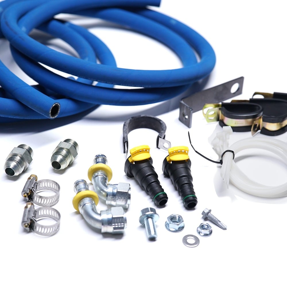 Power Driven Diesel 68RFE Transmission Cooler Line Replacement Kit for 07.5-09 Dodge and Ram 6.7L Cummins