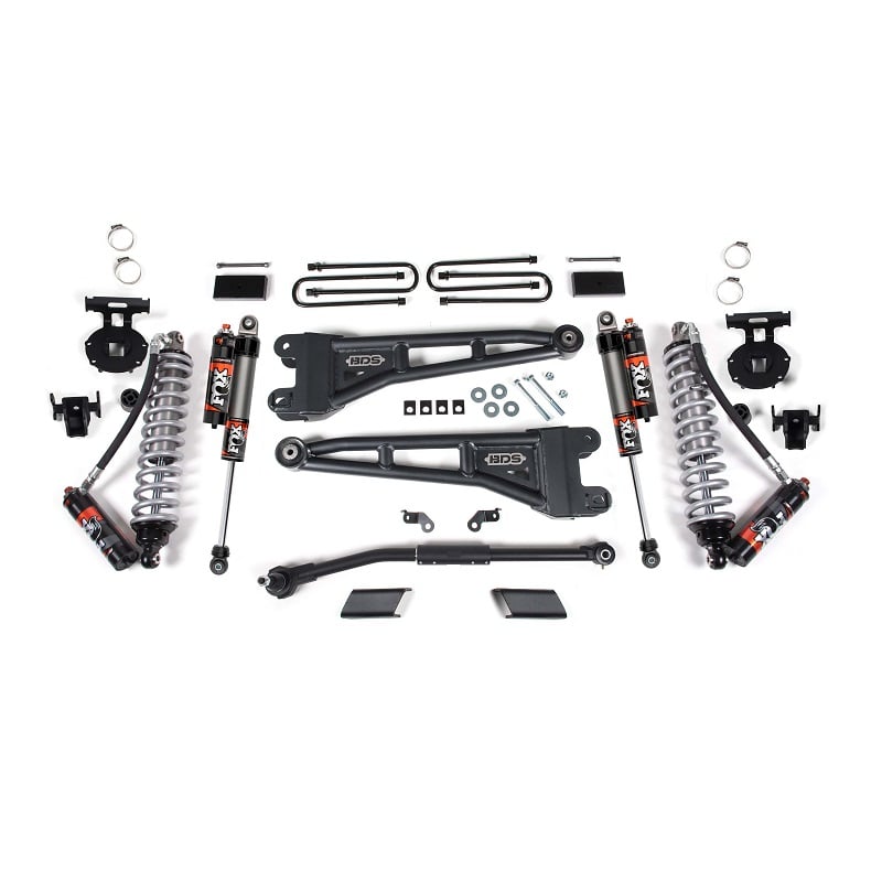 BDS Suspension 5" Performance Elite Coilover Radius Arm Lift Kit for 23-24 Ford 6.7L Powerstroke F250 and 35