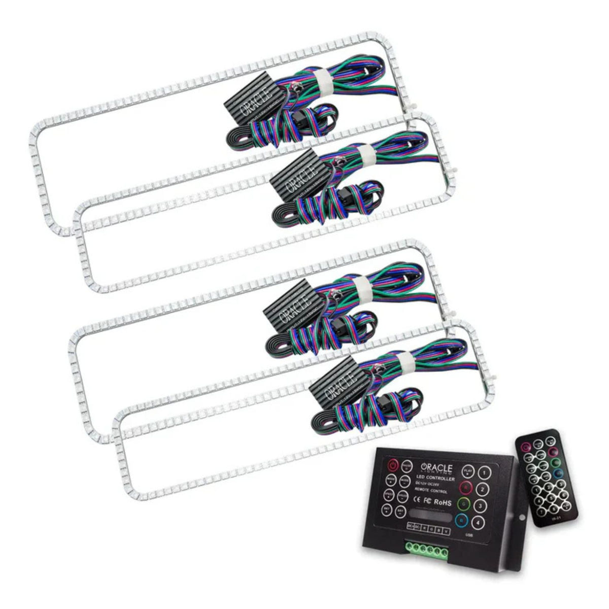 ORACLE ColorSHIFT halo kit with 2.0 controller for 2005–2007 Super Duty