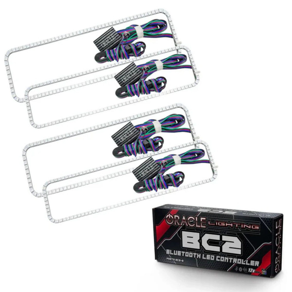 ORACLE ColorSHIFT halo kit with BC2 controller for 05–07 F-250 F-350