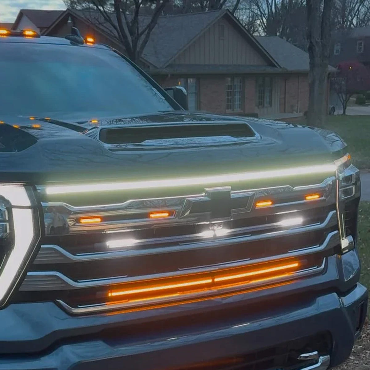 Sick Diesel LED Power Grille Bar 24-26 Silverado 2500/3500 LTZ/High Country