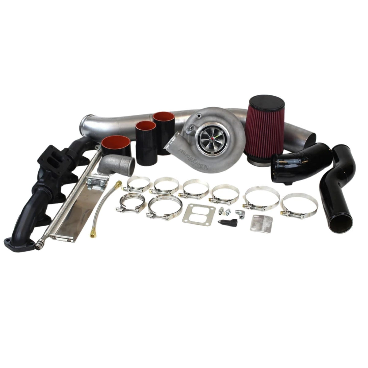 Industrial Injection S300 SX-E 63 and 74 2nd Gen Style Single Turbo Kit for 03-07 Dodge 5.9L Cummins