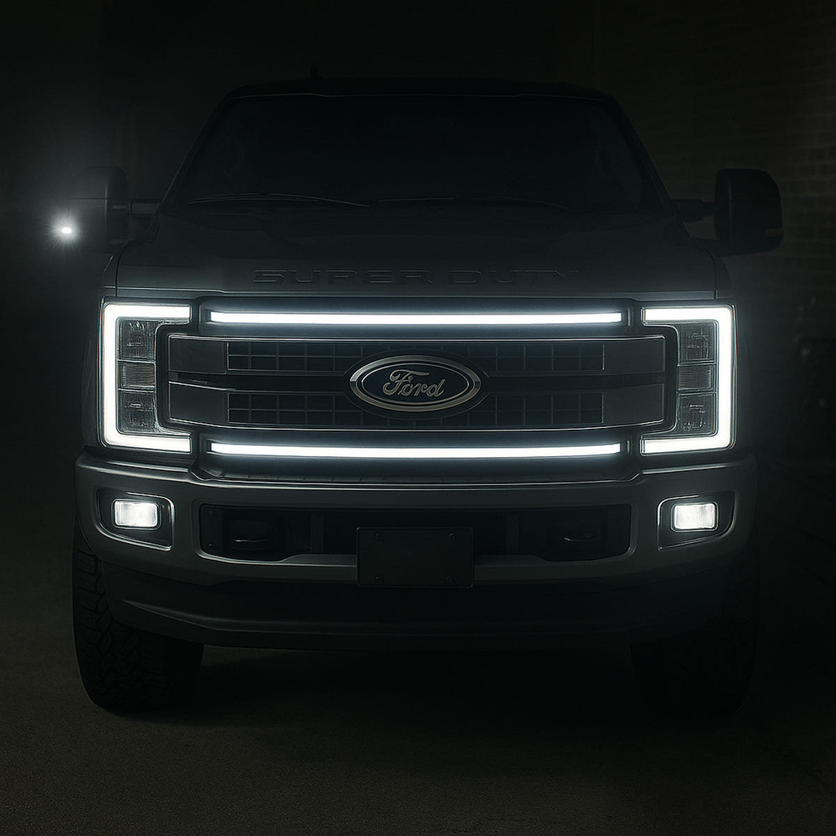Sick Diesel Ghost LED Grille Light Bar 17-19 Ford F-250/350 Platinum 