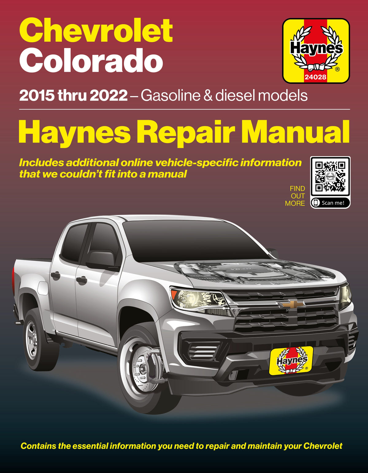 Haynes Repair Manual 16-22 Chevy 2.8L Duramax