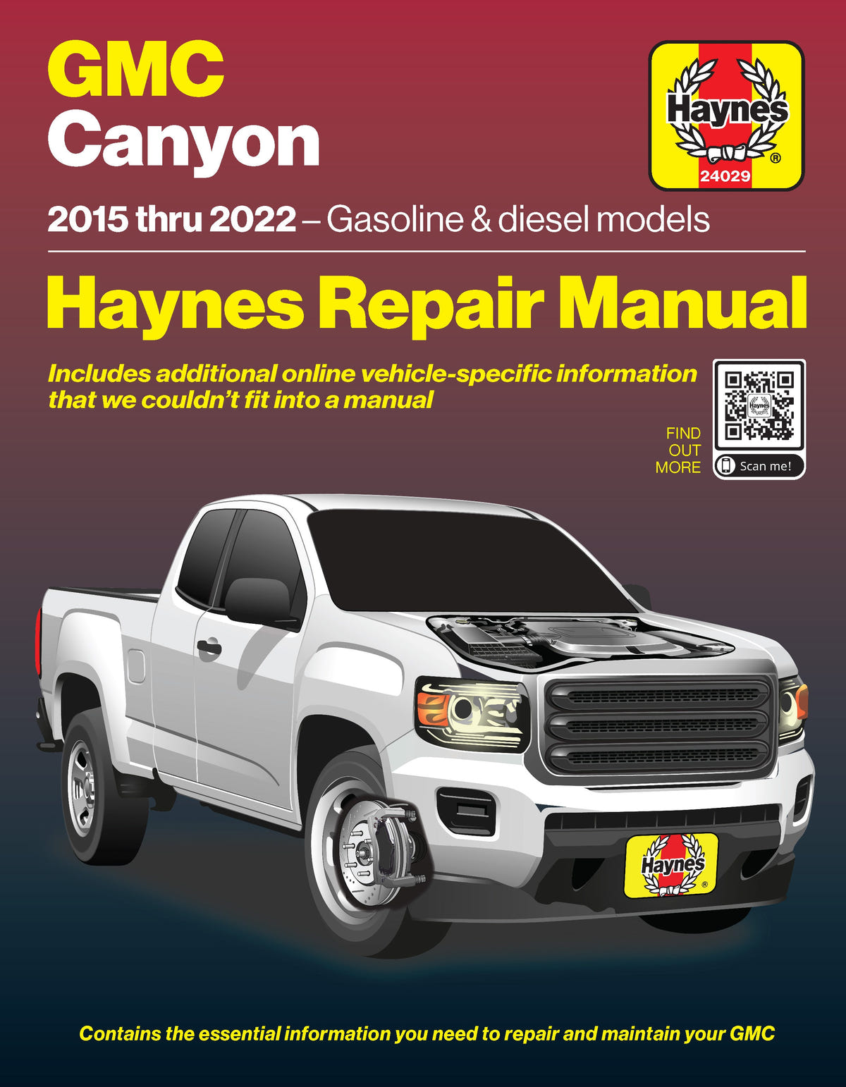 Haynes Repair Manual 16-22 GMC 2.8L Duramax