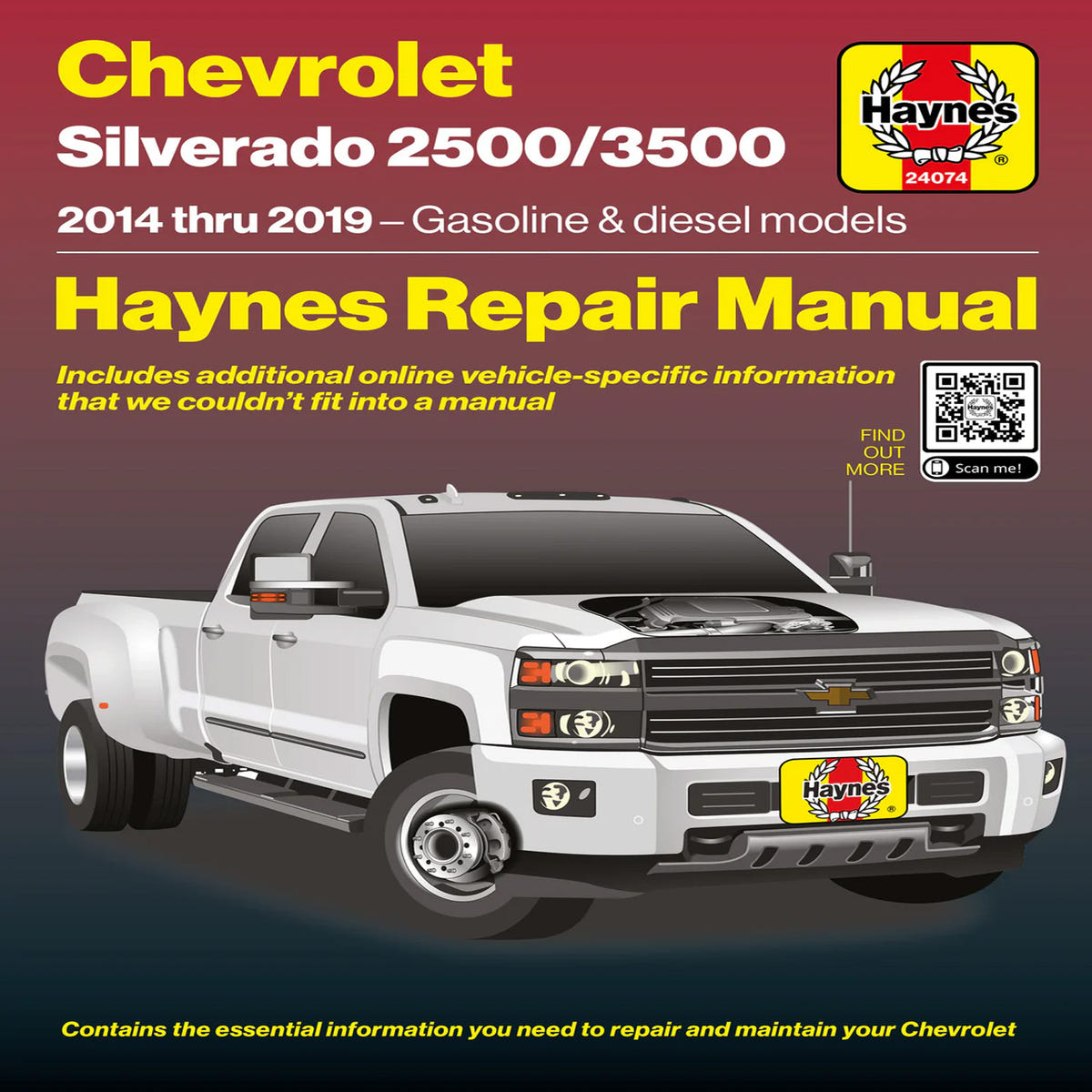 Haynes Repair Manual 14-19 GM 6.6L Duramax LML/L5P