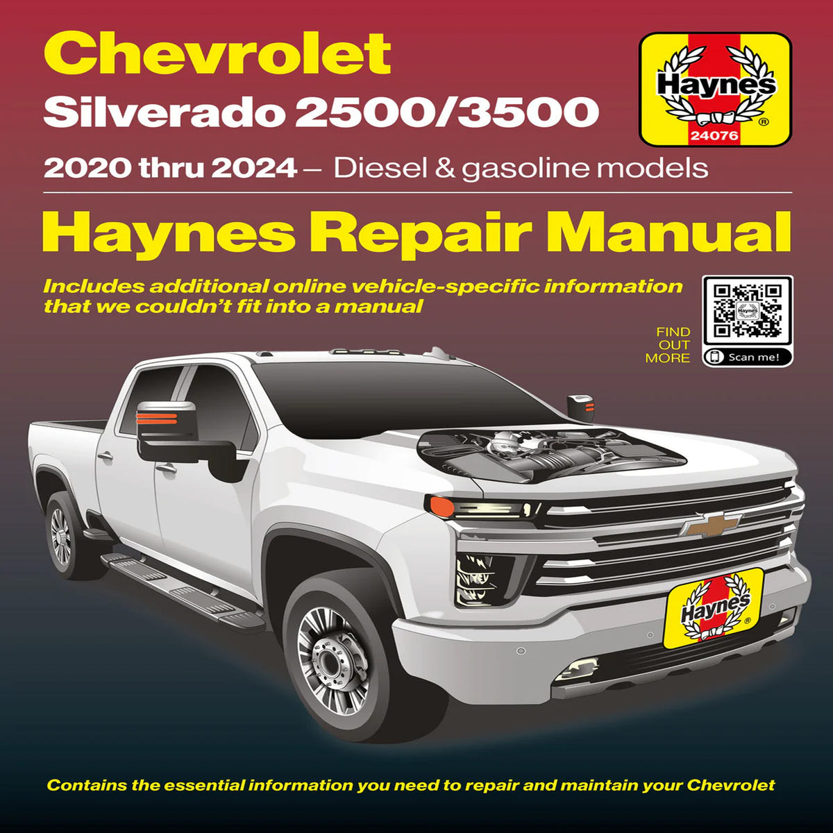 Haynes Repair manual 20-24 GM 6.6L Duramax 2500HD/3500HD
