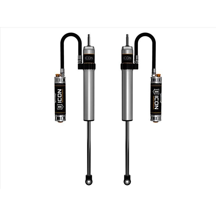 ICON 2.5" Remote Reservoir Front Shocks with CDCV 4.5" Lift for 03-12 Ram 2500 and 3500