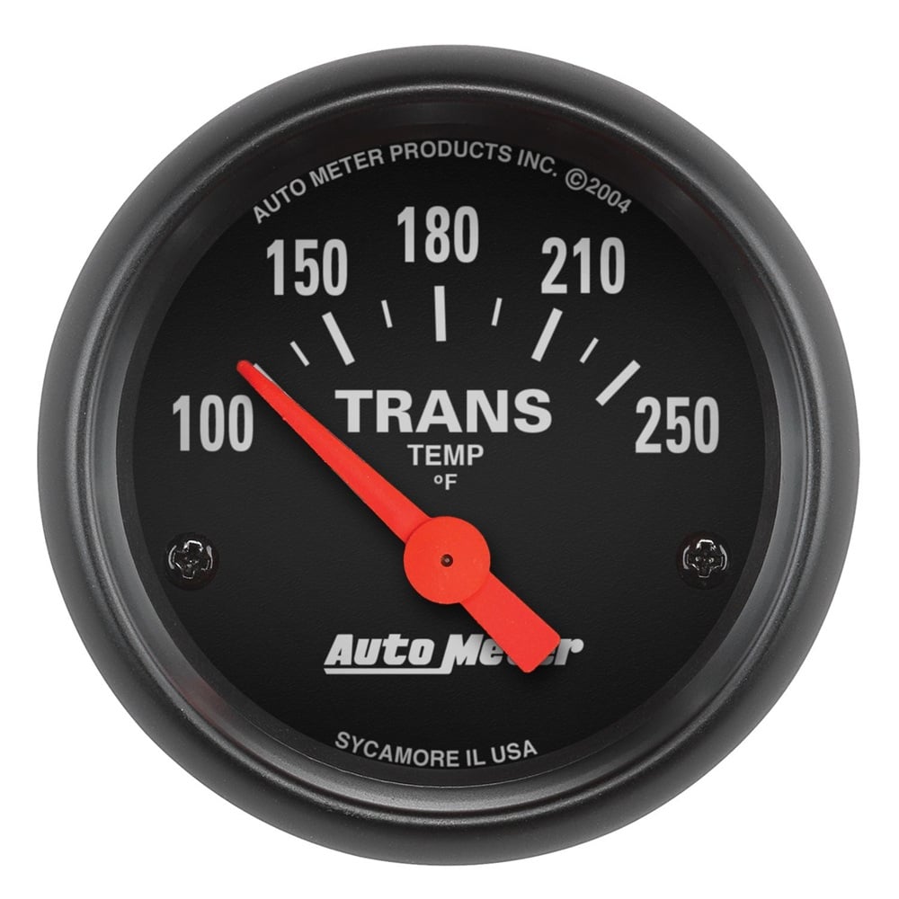 Auto Meter 2-1 and 16" Z-Series Transmission Temp Gauge 100-250 °F