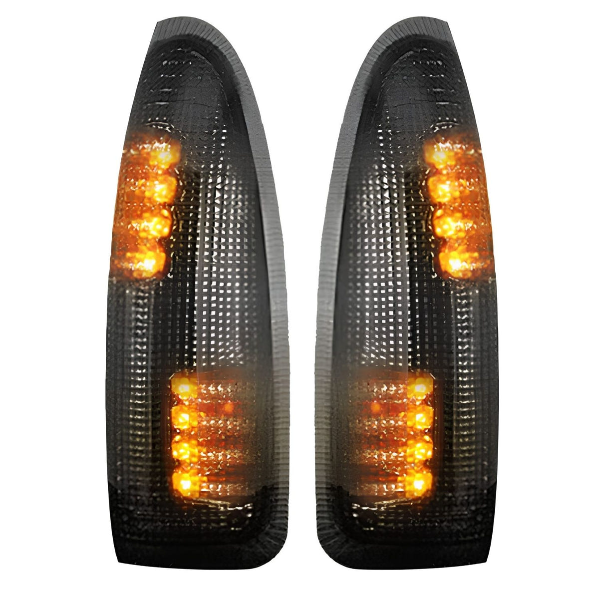 RECON 2 Piece LED Side Mirror Lenses 2003-2007 Ford SuperDuty