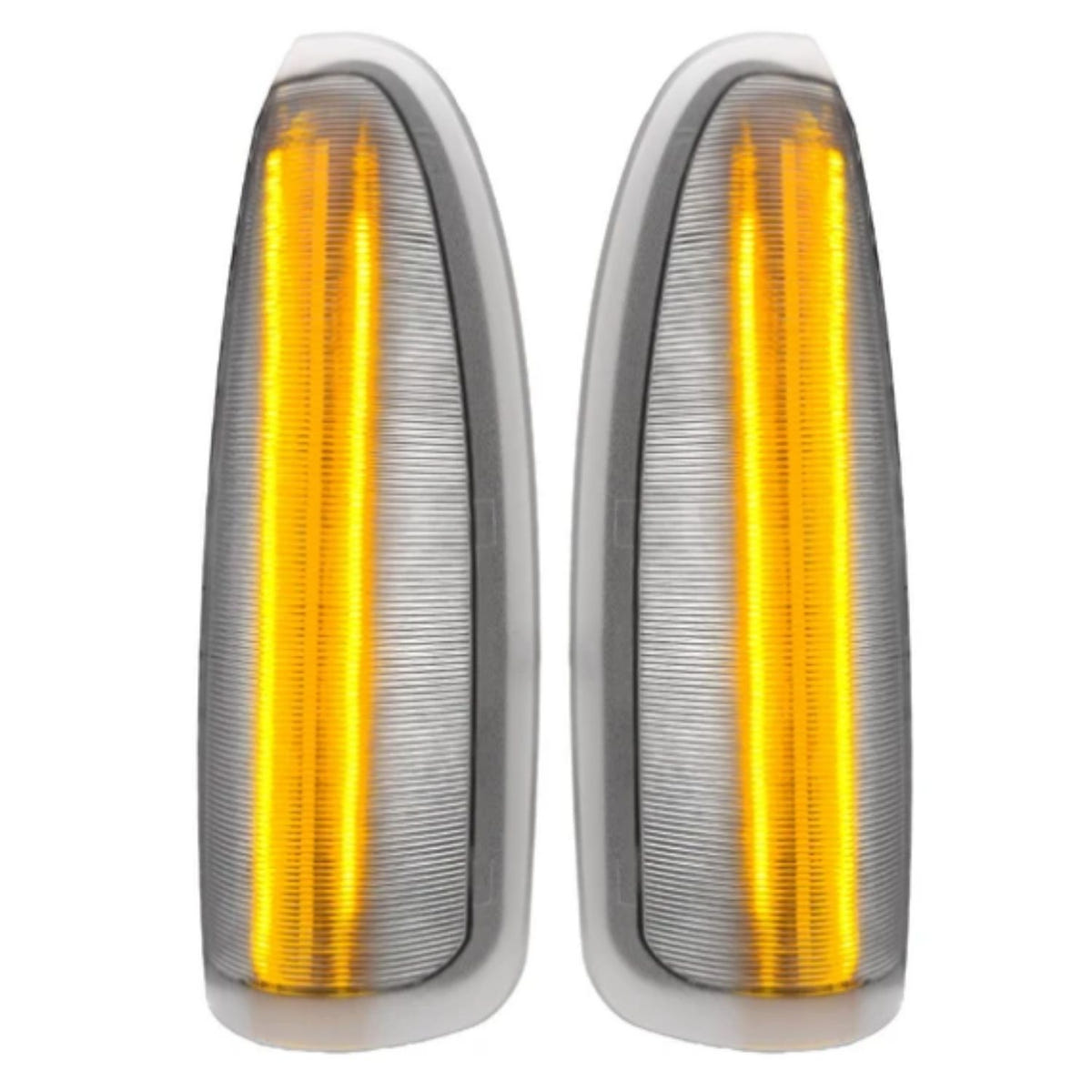 RECON 2 Piece LED Side Mirror Lenses 2003-2007 Ford SuperDuty
