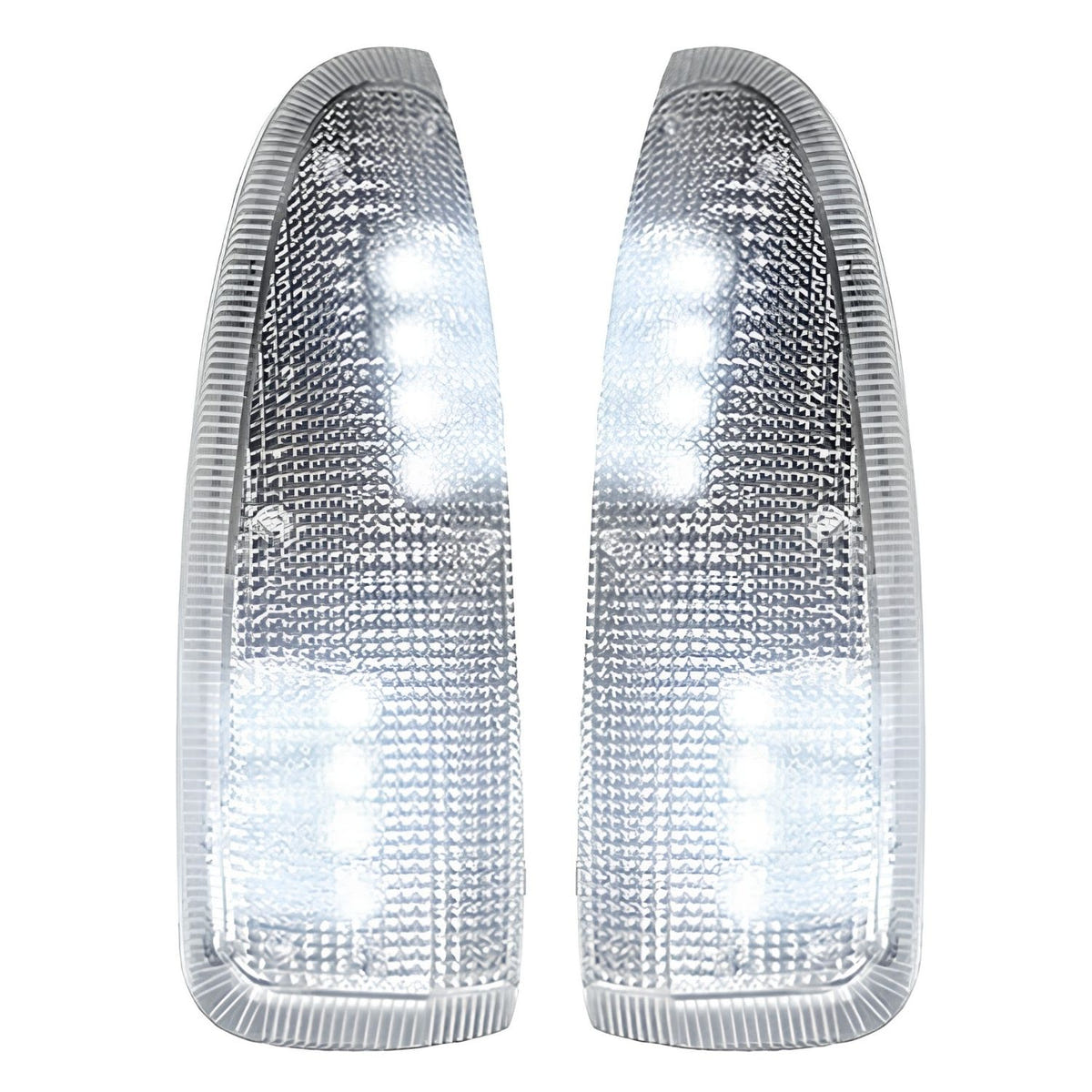 RECON 2 Piece LED Side Mirror Lenses 2003-2007 Ford SuperDuty