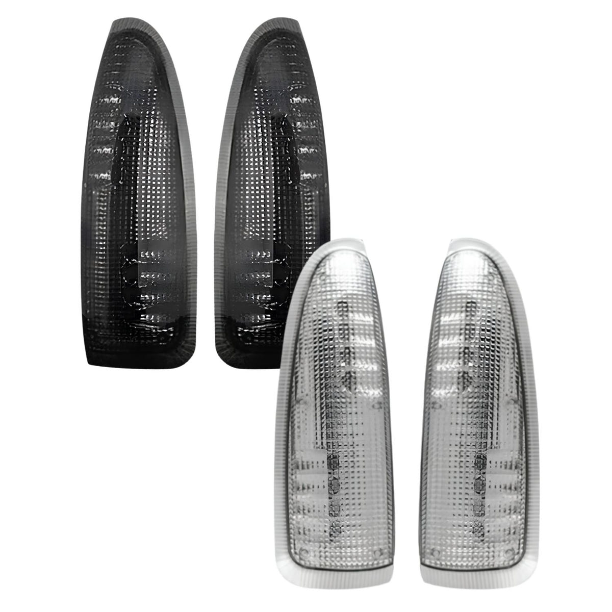 RECON 2 Piece LED Side Mirror Lenses 2003-2007 Ford SuperDuty