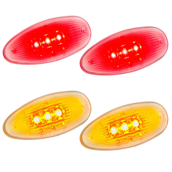RECON Fender LED Lights 4-Piece Set for 99-14 GM