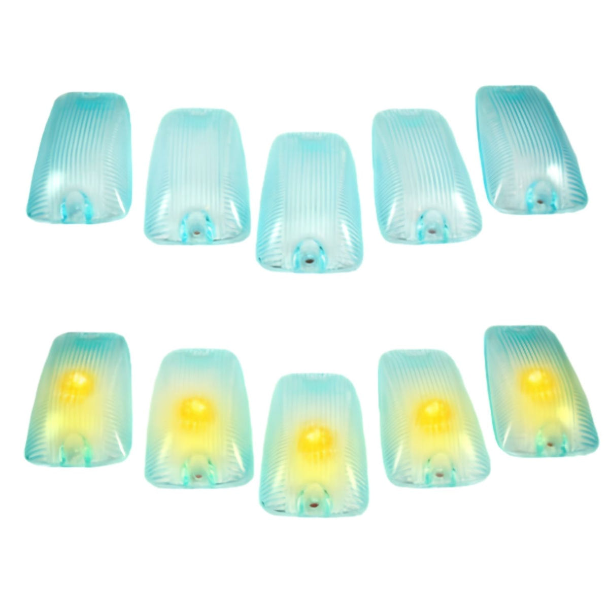 RECON LED 5 Piece Cab Light for 88-02 Chevy Silverado and GMC Sierra