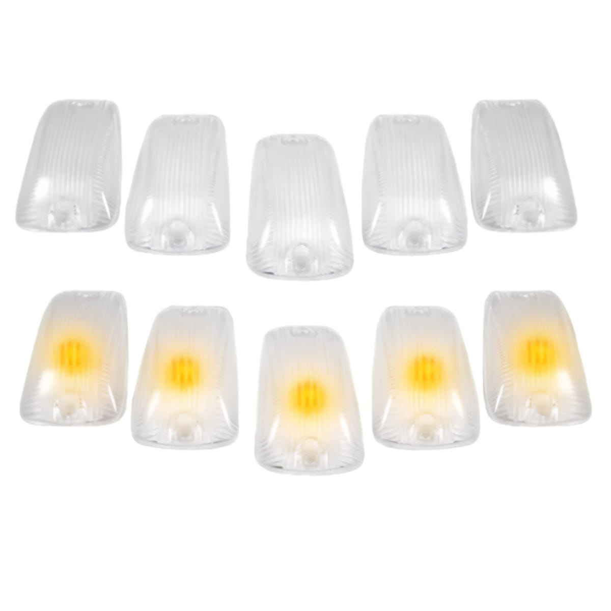 RECON LED 5 Piece Cab Light for 1988-2002 Chevy Silverado and GMC Sierra