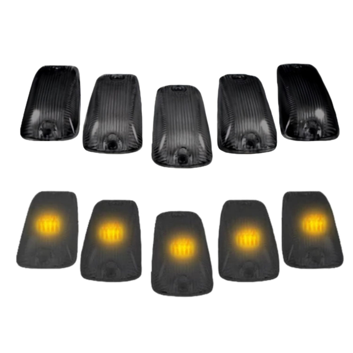 RECON LED 5 Piece Cab Light for 88-02 Chevy Silverado and GMC Sierra