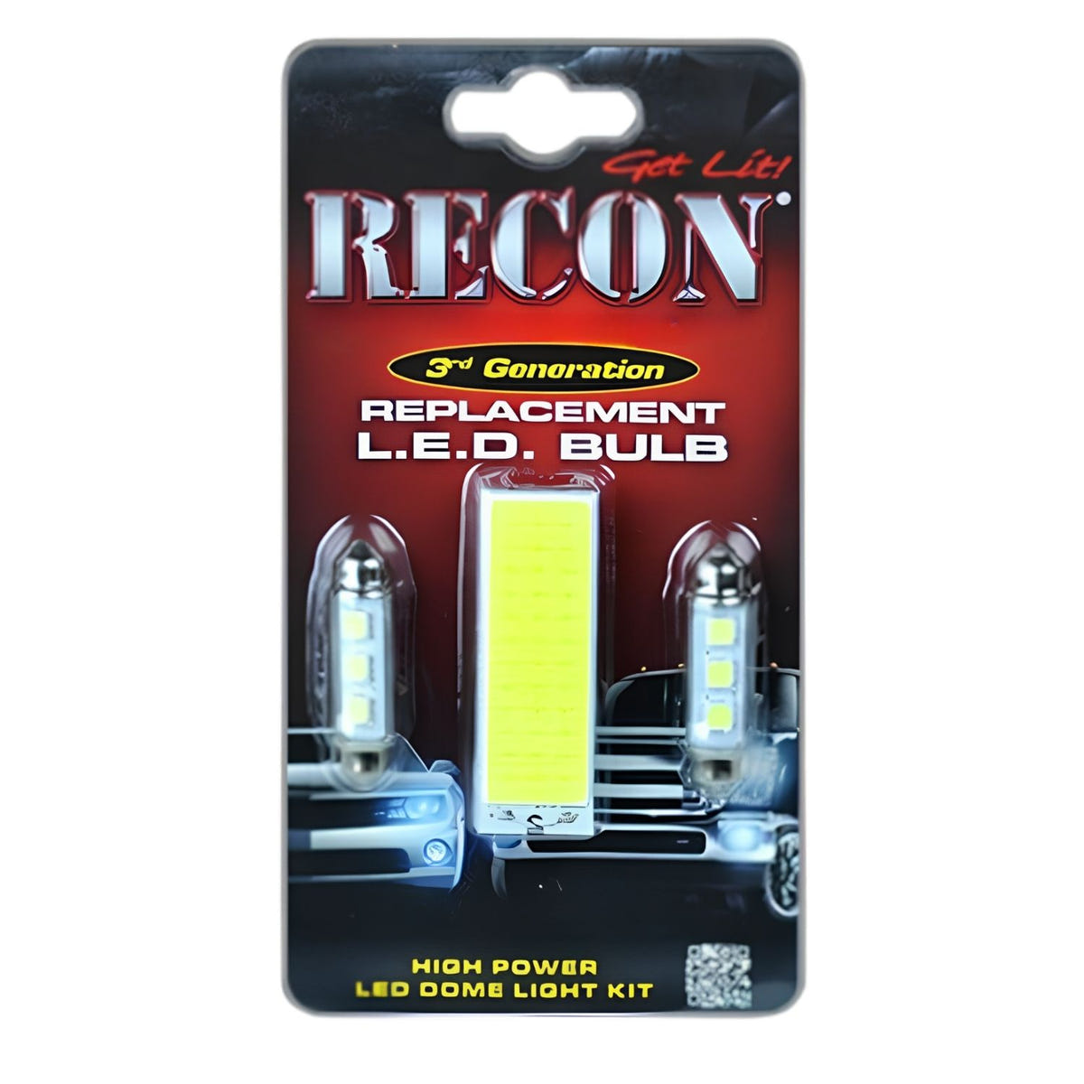 RECON High Power LED Interior Dome Light for 07.5-13 Chevy Silverado and Sierra