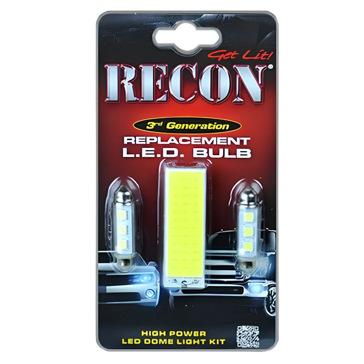 RECON High Power LED Interior Dome Light for 99-10 Ford SuperDuty 264163
