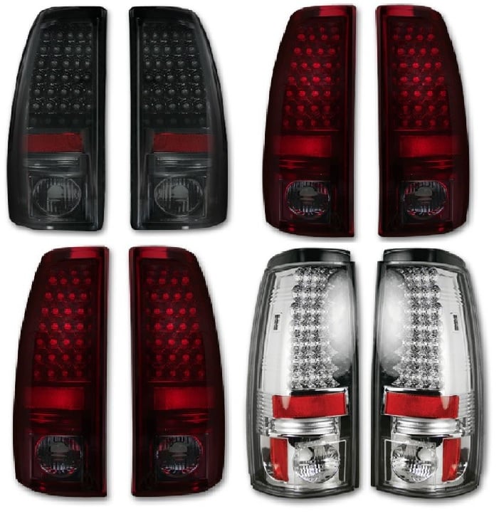 RECON LED Tail Lights for 99-07 Chevy Silverado GMC Sierra