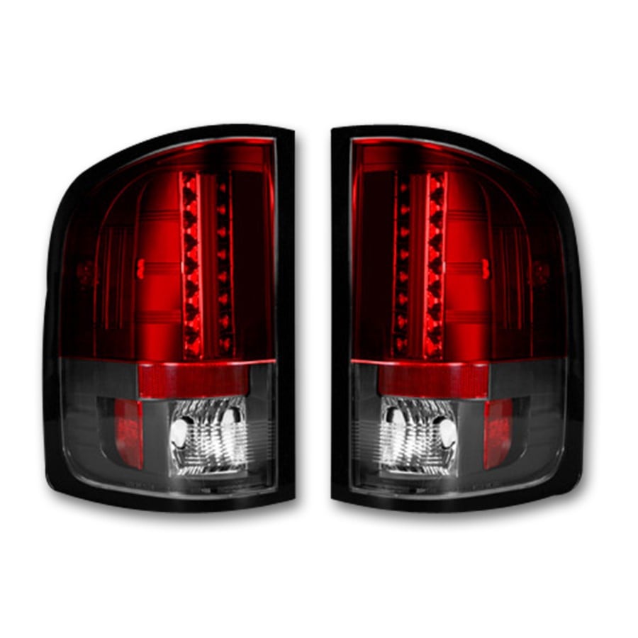 RECON LED Tail Lights 2007-13 Chevy Silverado and GMC Sierra 264175BK and BRK and RD and CL