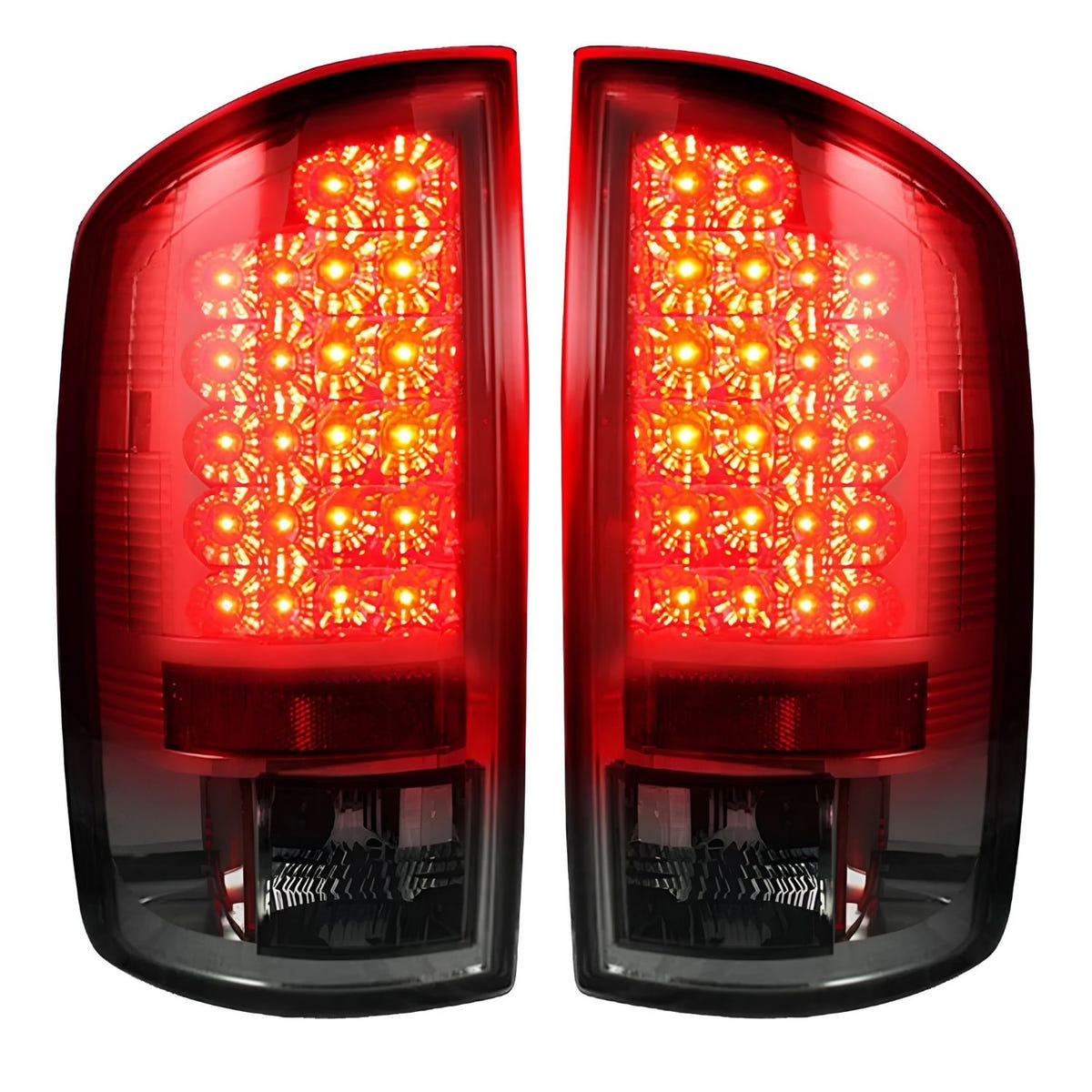 RECON LED OLED rear tail light assemblies for Dodge Ram