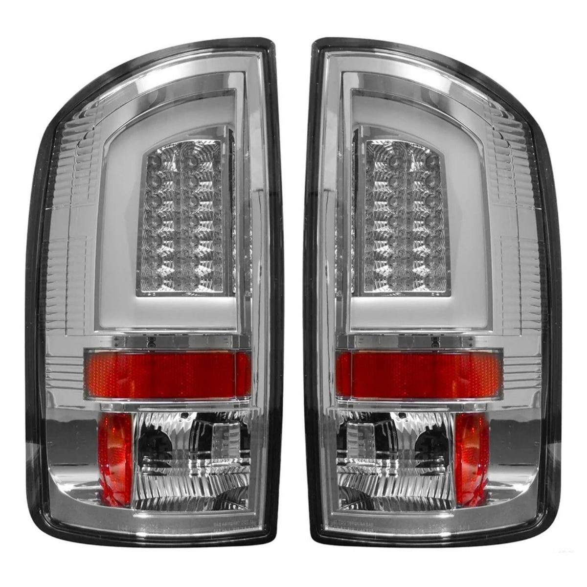 RECON smoked LED OLED tail lights for Dodge Ram 1500 2500 3500