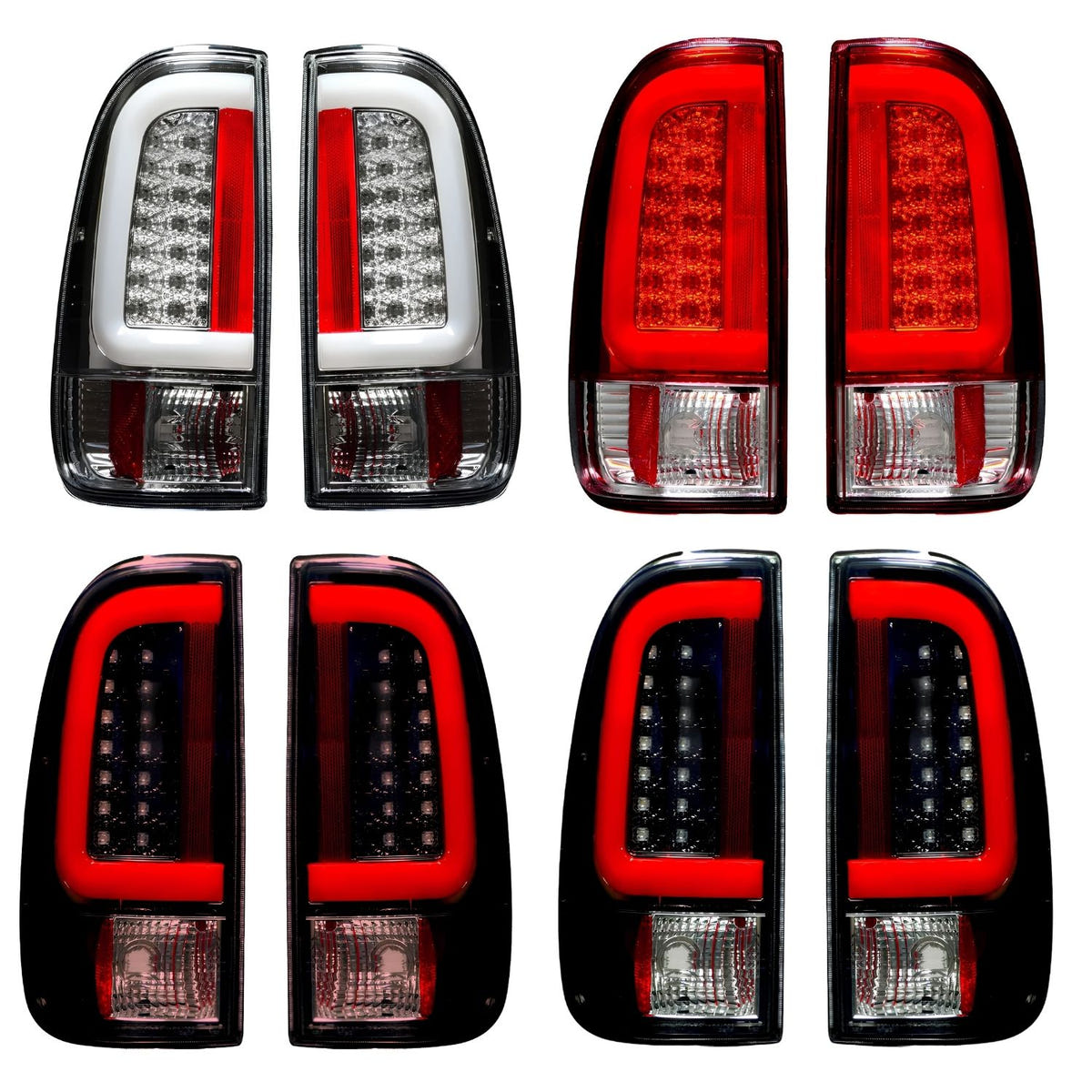 RECON OLED Tail Lights for 99-07 Ford Super Duty F-250 F-350 F-450 F-550