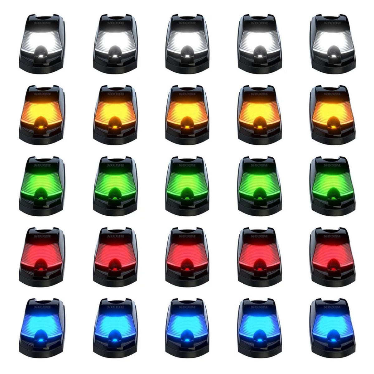 RECON 5 Piece Cab Roof Light with RGB LED 2017-2024 Ford F 250 / F 350