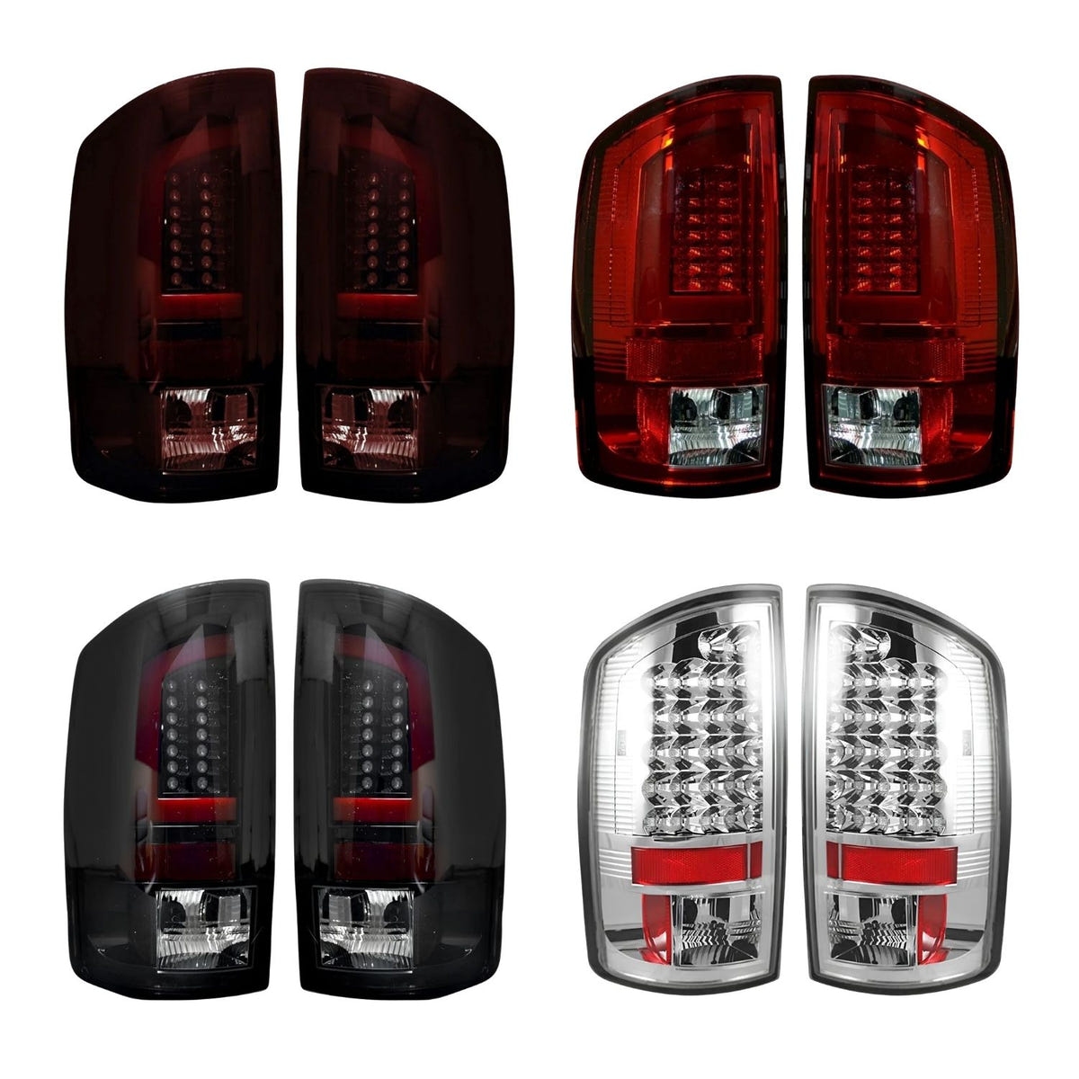 RECON LED OLED tail lights for Dodge Ram 1500 2500 and 3500