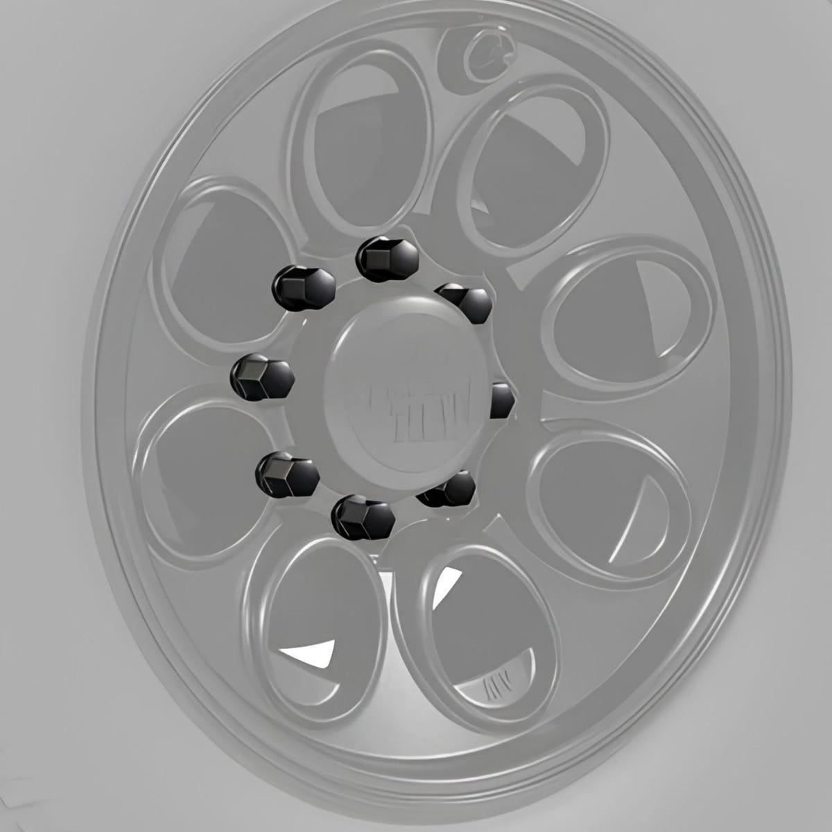 AEV Black Chrome Lug Nut Kit