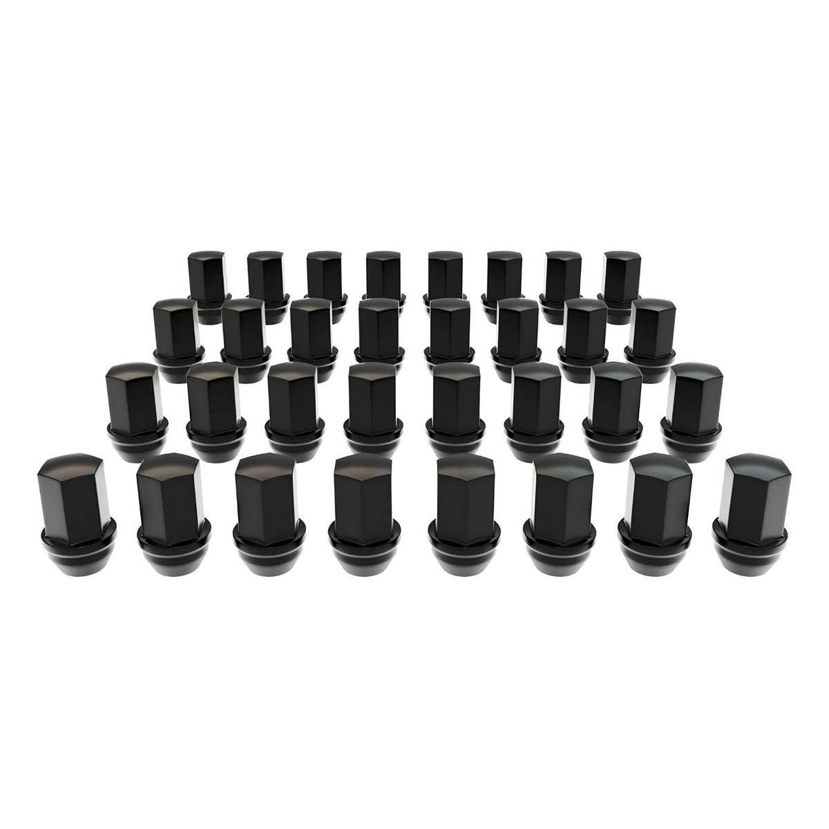 AEV M14x1.5 Black Chrome Lug Nuts with 60-Degree Conical Seat