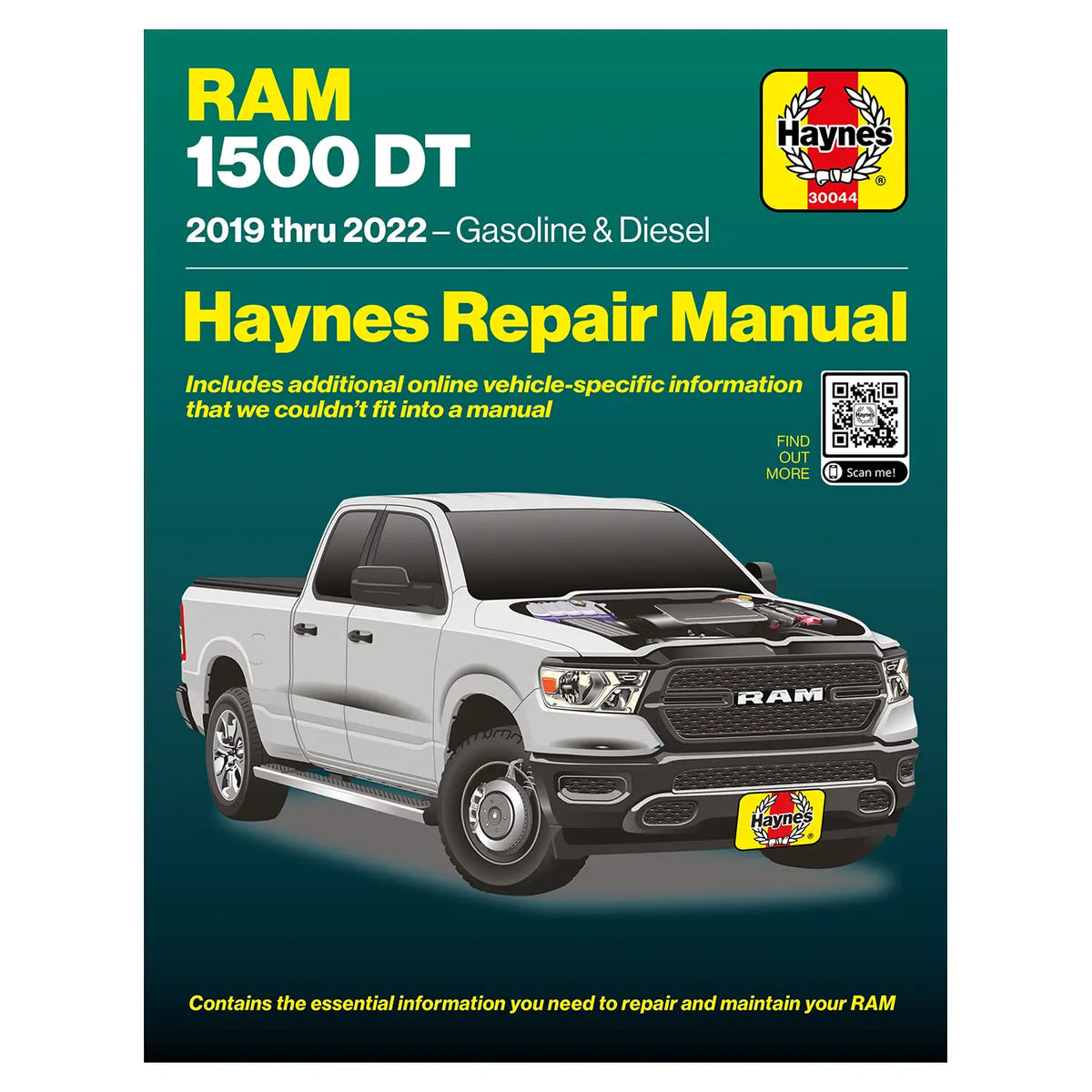 Haynes Repair Manual 20-22 Ram 1500 3.0L EcoDiesel