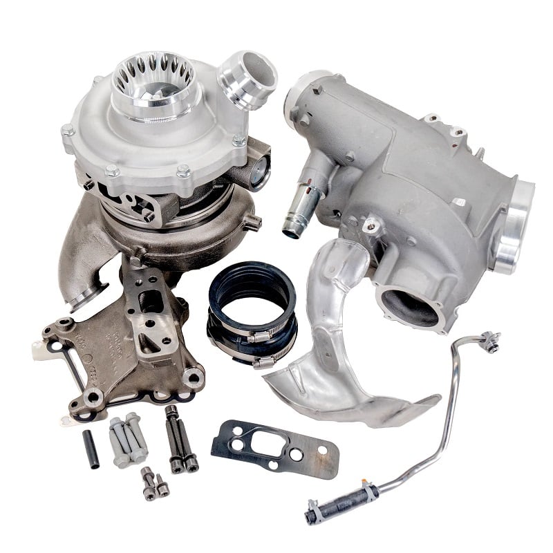 KC Turbos Warlock Retrofit Kit With KC Whistler Turbo for 11-14 Ford 6.7L Powerstroke