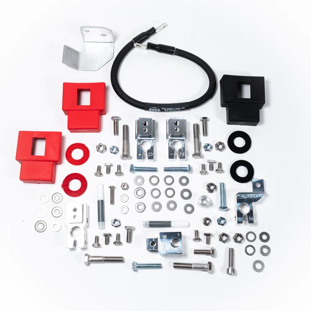 SDHQ Built Complete Billet Battery Terminal Distribution Kit for 19-23 Ram 2500 and 3500